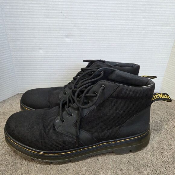 Doc Dr. Martens Bonny Tech Chukka Combat Boots Black Lace-Up Men\'s Size 13
